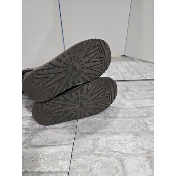 UGG Australia Cardy Classic Tall Knit Socks Sweater Boots Women's Size 7 Gray - Picture 8 of 9